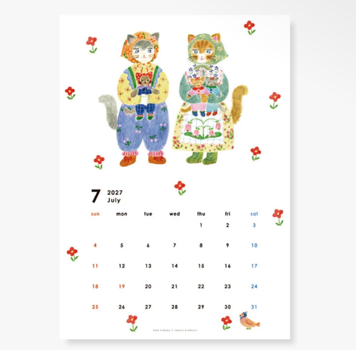 Aiko Fukawa 2027 Calendar