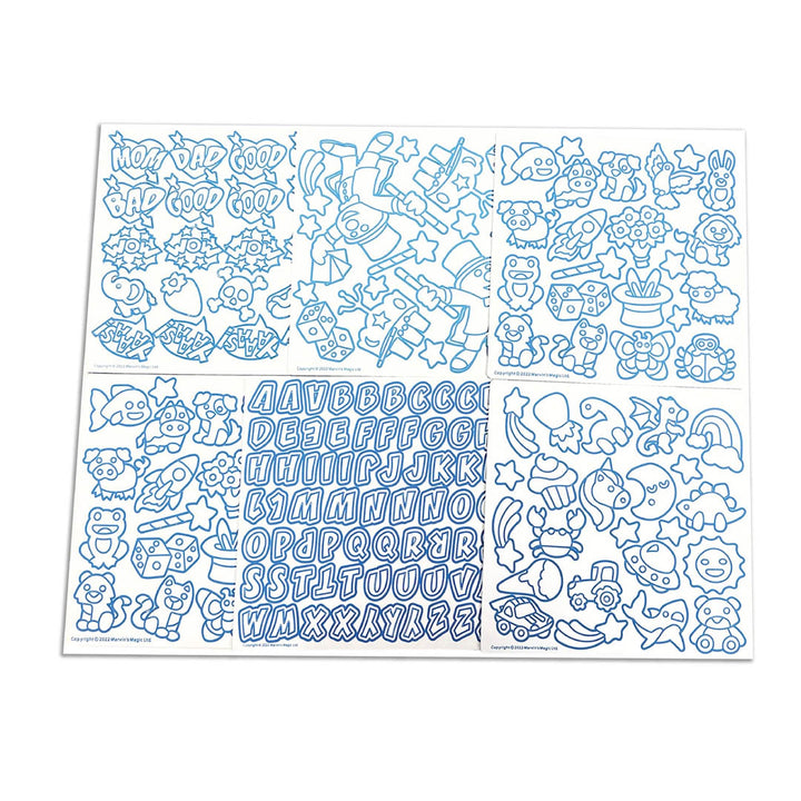 Magic Foil Rainbow Stickers