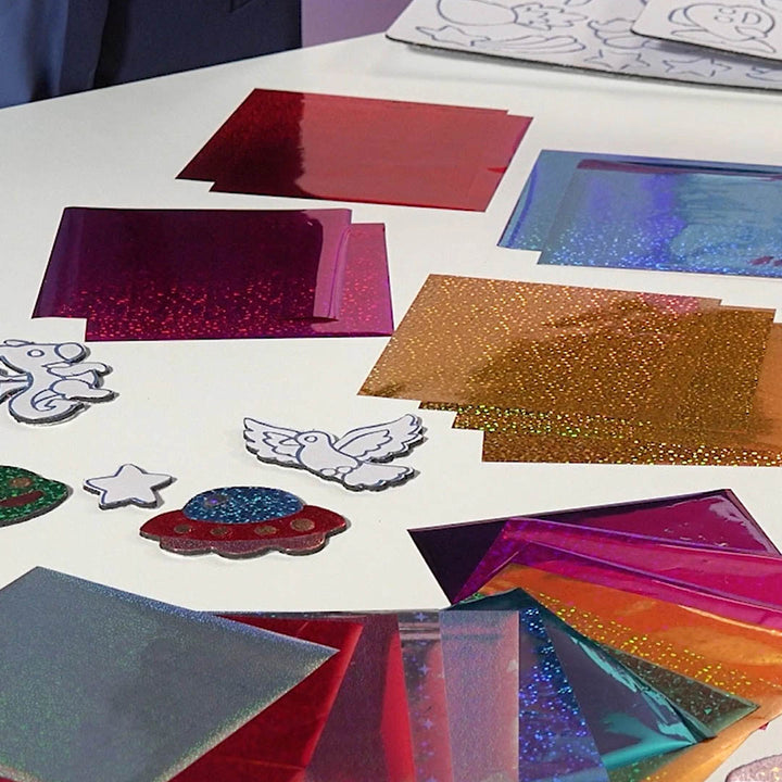 Magic Foil Rainbow Stickers