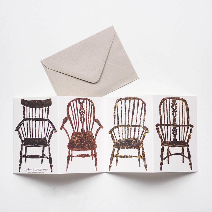 Greeting Card - Chairs Concertina