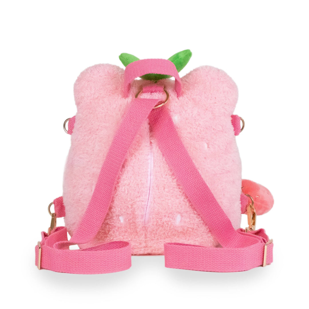 NEW Strawberry Wawa Backpack (Cute Kawaii Pink Frog Shoulder Bag)