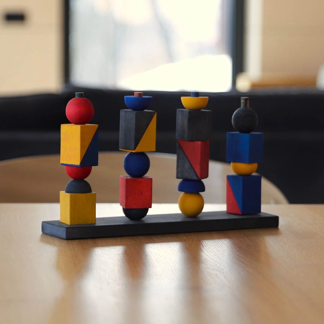 Wooden Story Modern Stacking Toy