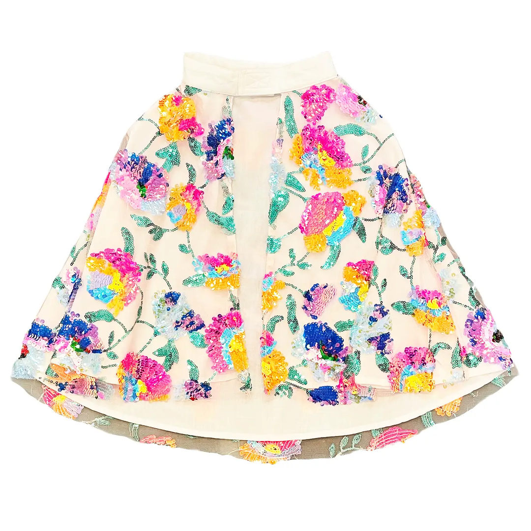 NEW Floral Sequin Cape