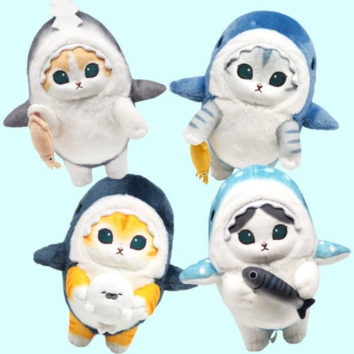NEW Mofusand Shark Doll - 8"