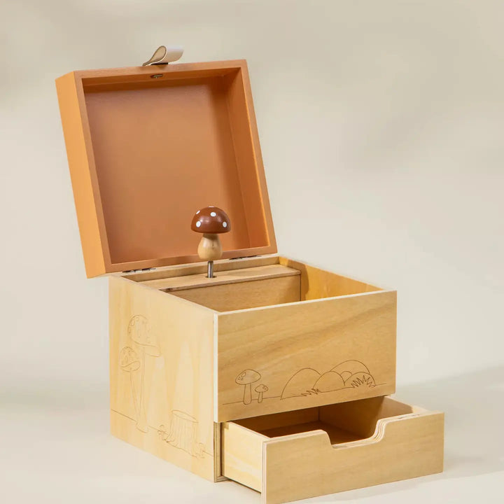 Wooden Musical Souvenir Box - Nature