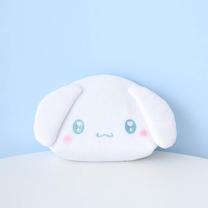 Official Sanrio Cinnamoroll Plush Face Pouch Bag