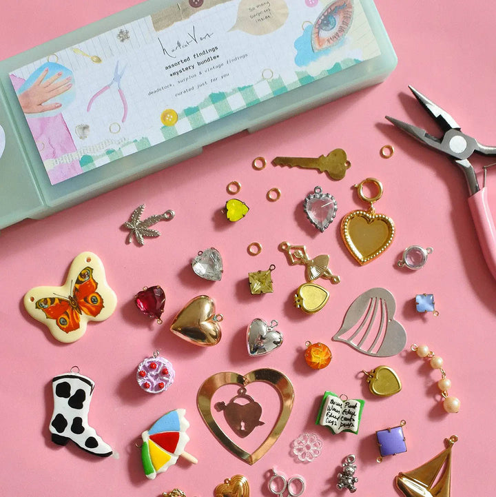 Assorted Jewelry Findings - Mystery Craft Kit Bundle