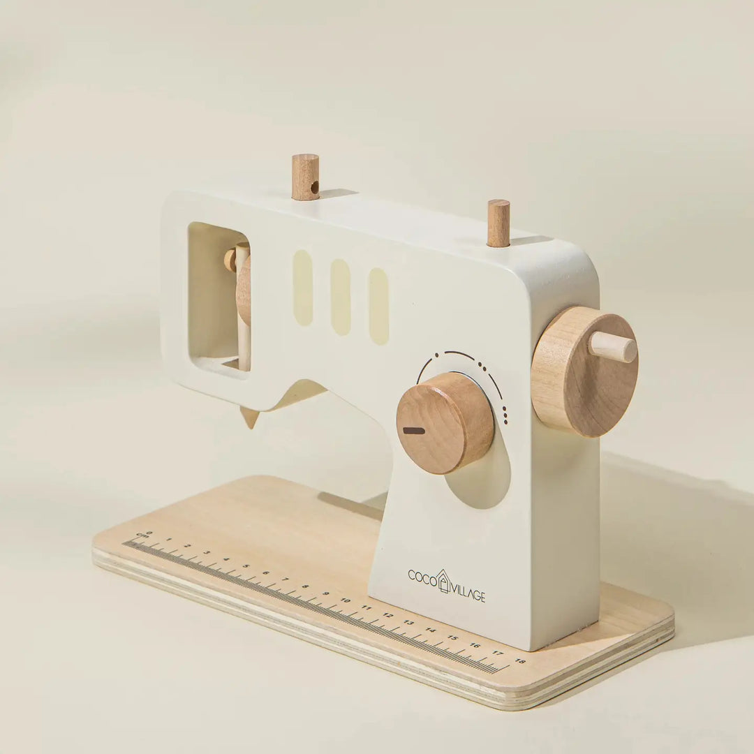 NEW Wooden Sewing Machine Playset
