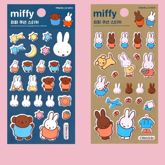 Miffy Puffy Stickers