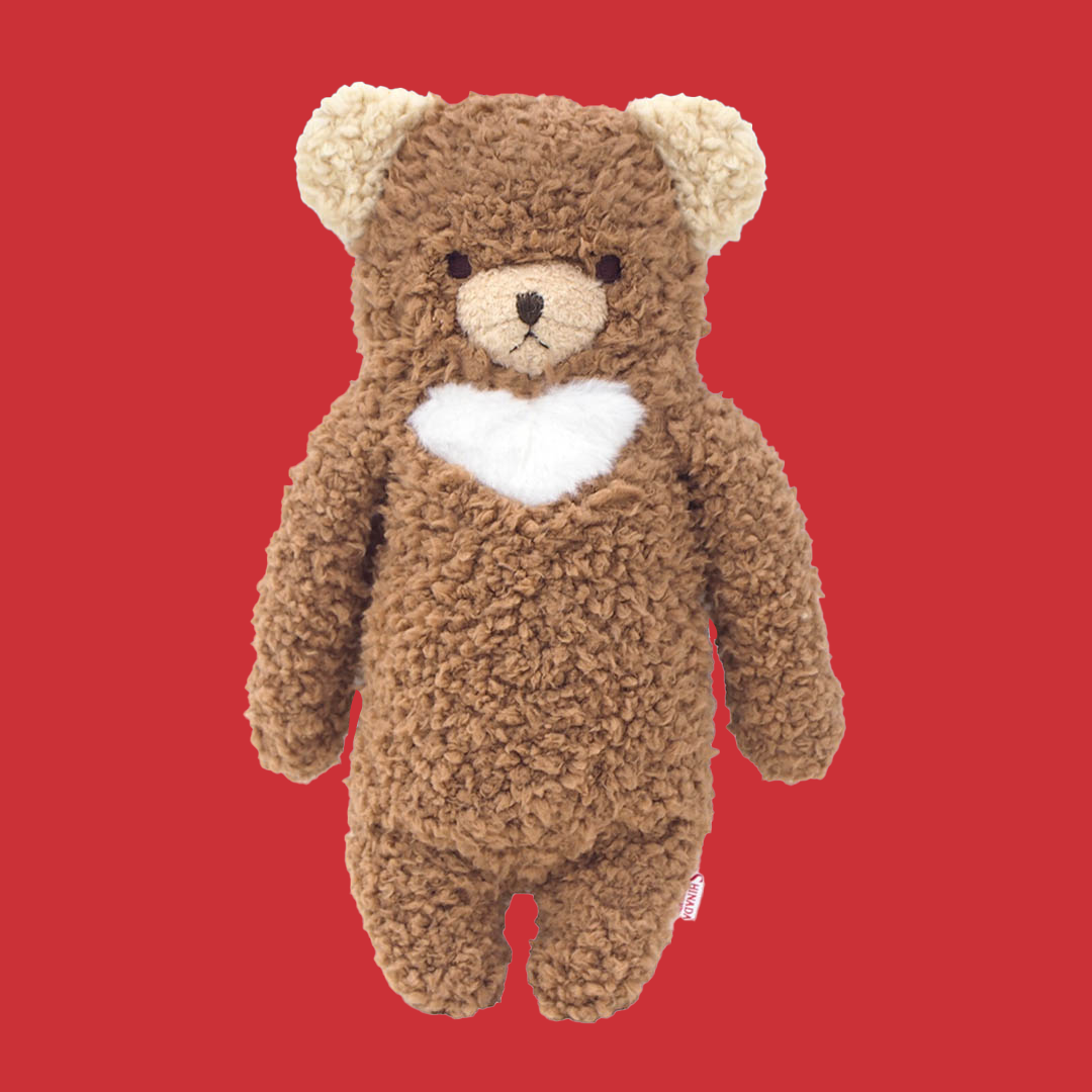 Japanese Mini Classic Bear Doll- Dark Brown