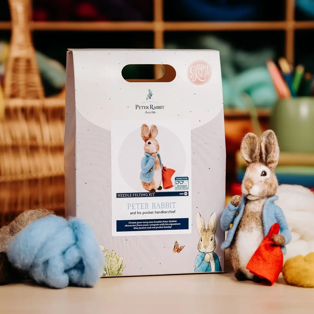 Wool Felting Kit: Beatrix Potter Peter Rabbit and His Pocket Handkerchief