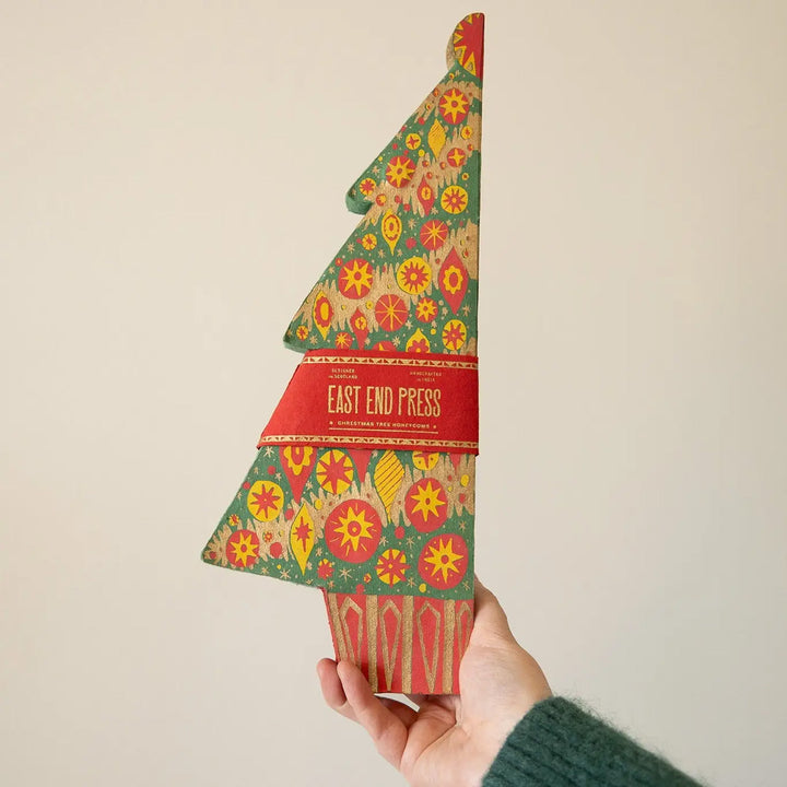 Christmas Tree Honeycomb Decoration