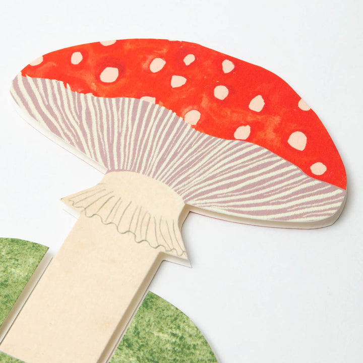 Greeting Card - Toadstool Stand-Up Card