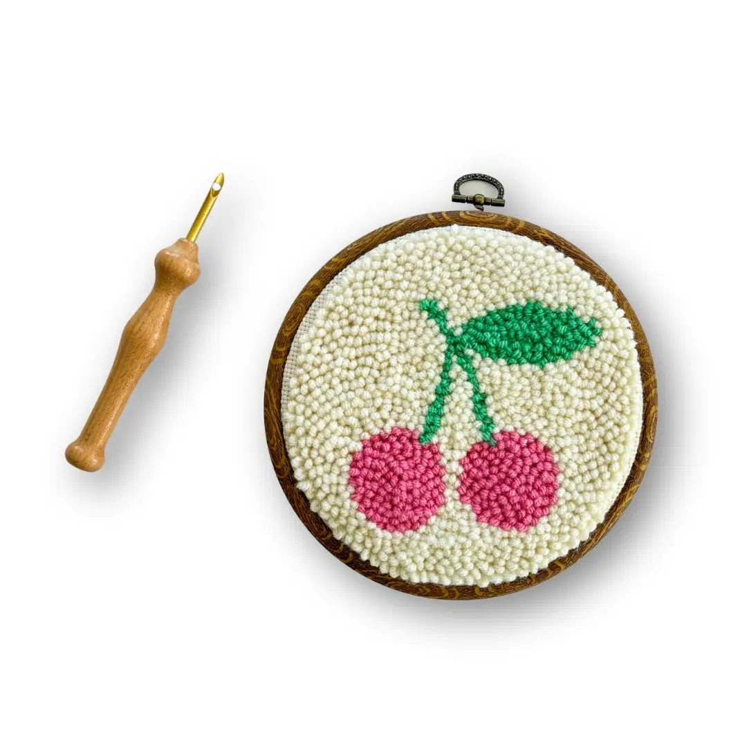 Cherries Punch Needle Kit