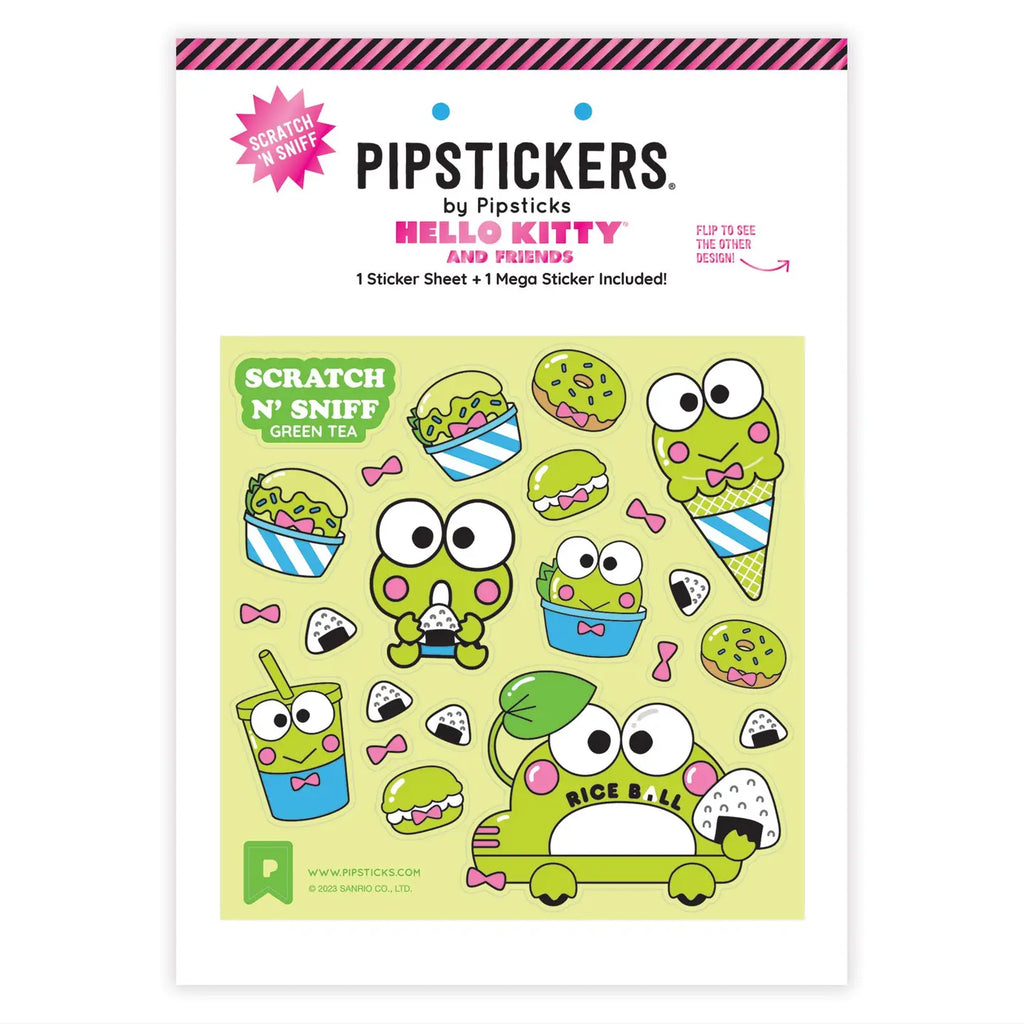 Keroppi Tea Buggy Scratch 'n Sniff (2ct) Stickers