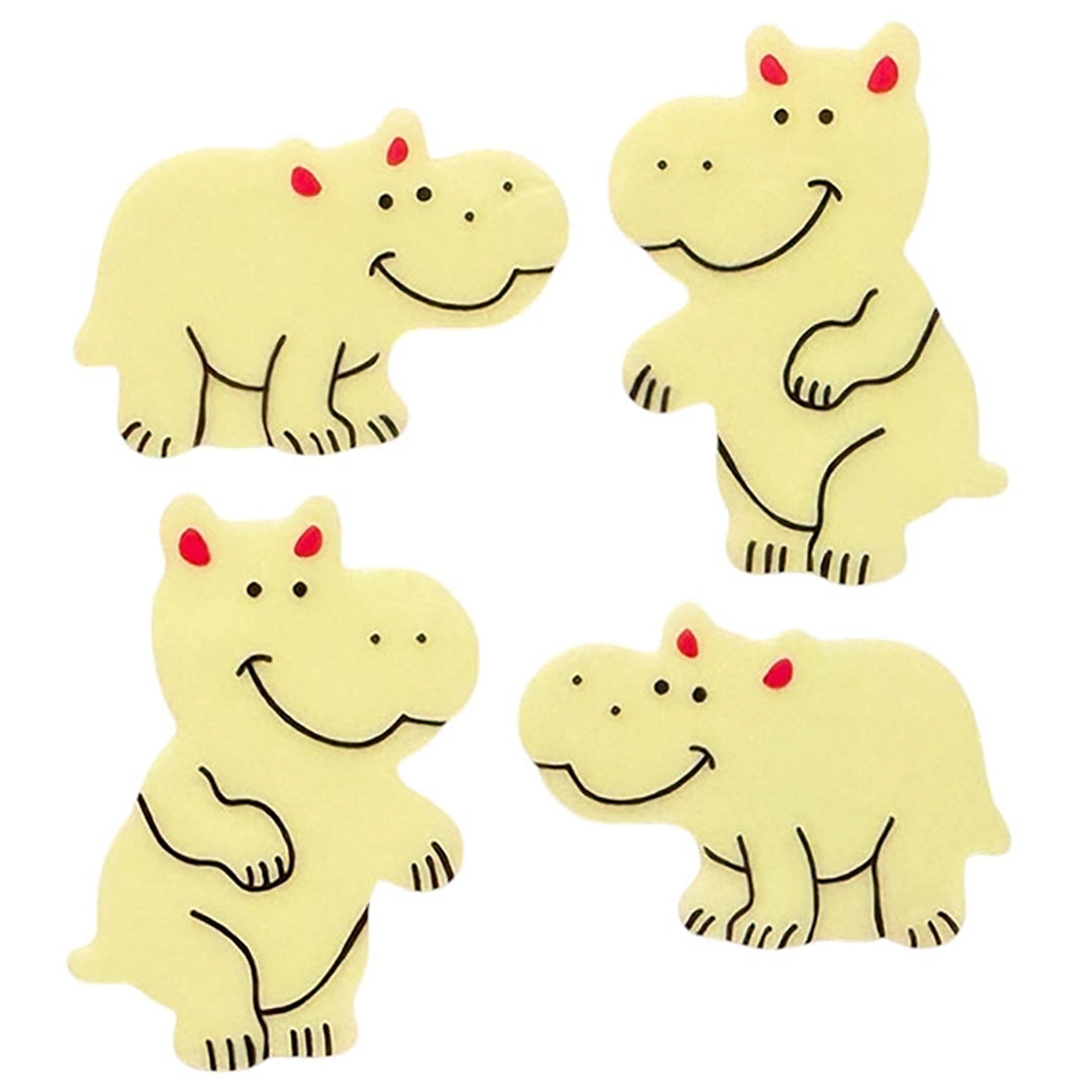 Glow in the Dark Hippo Stickers