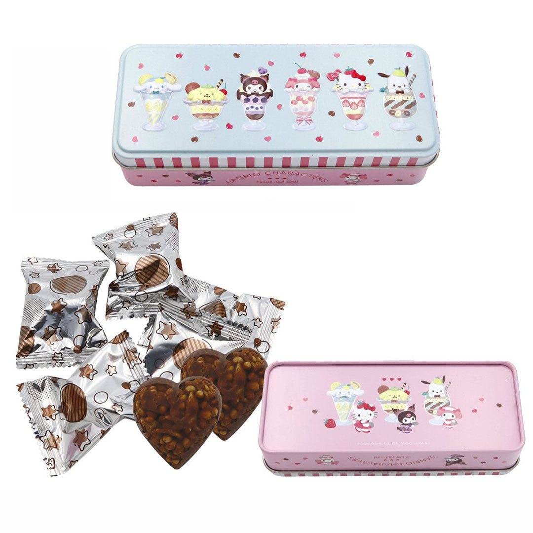 LIMIT 2 PCS: Limited Edition Official Sanrio Characters Parfait Chocolate Tin