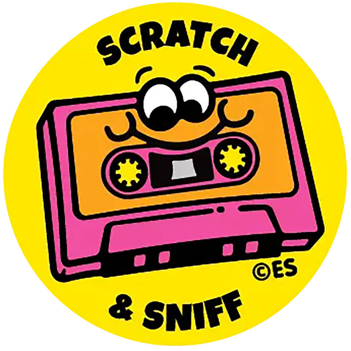 80s Music Scratch & Sniff Stickers