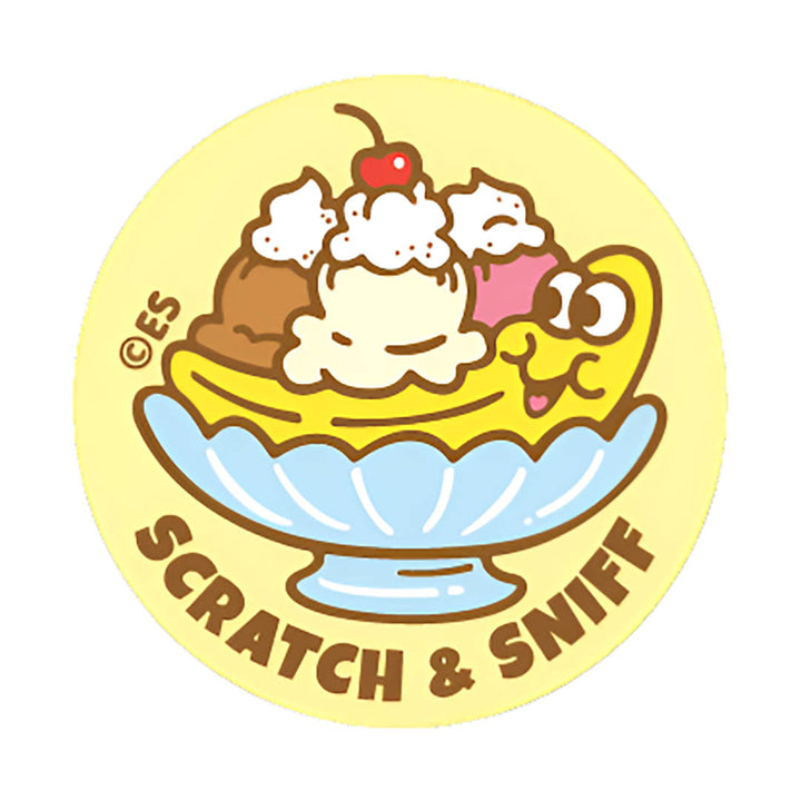 Banana Split Scratch & Sniff Stickers