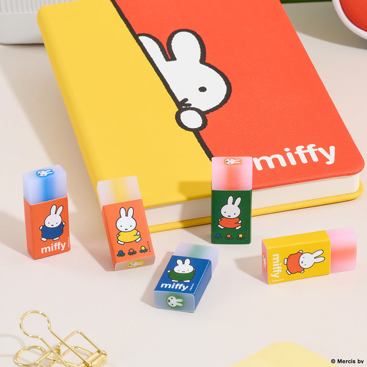 Miffy Block Eraser Set - 5 Erasers In Paper