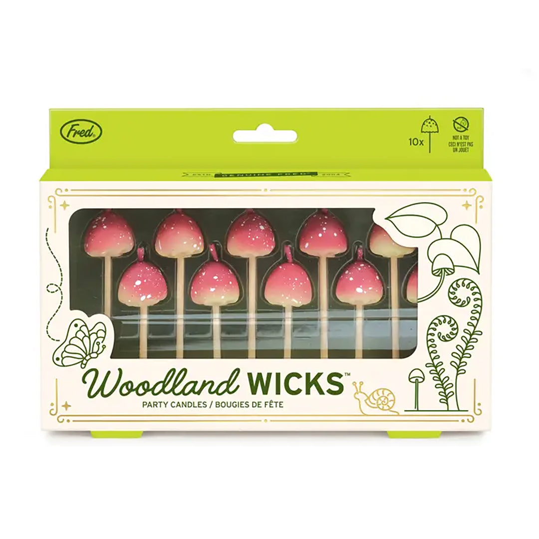 Woodland Wicks - Mushroom Non Toxic Birthday Candles