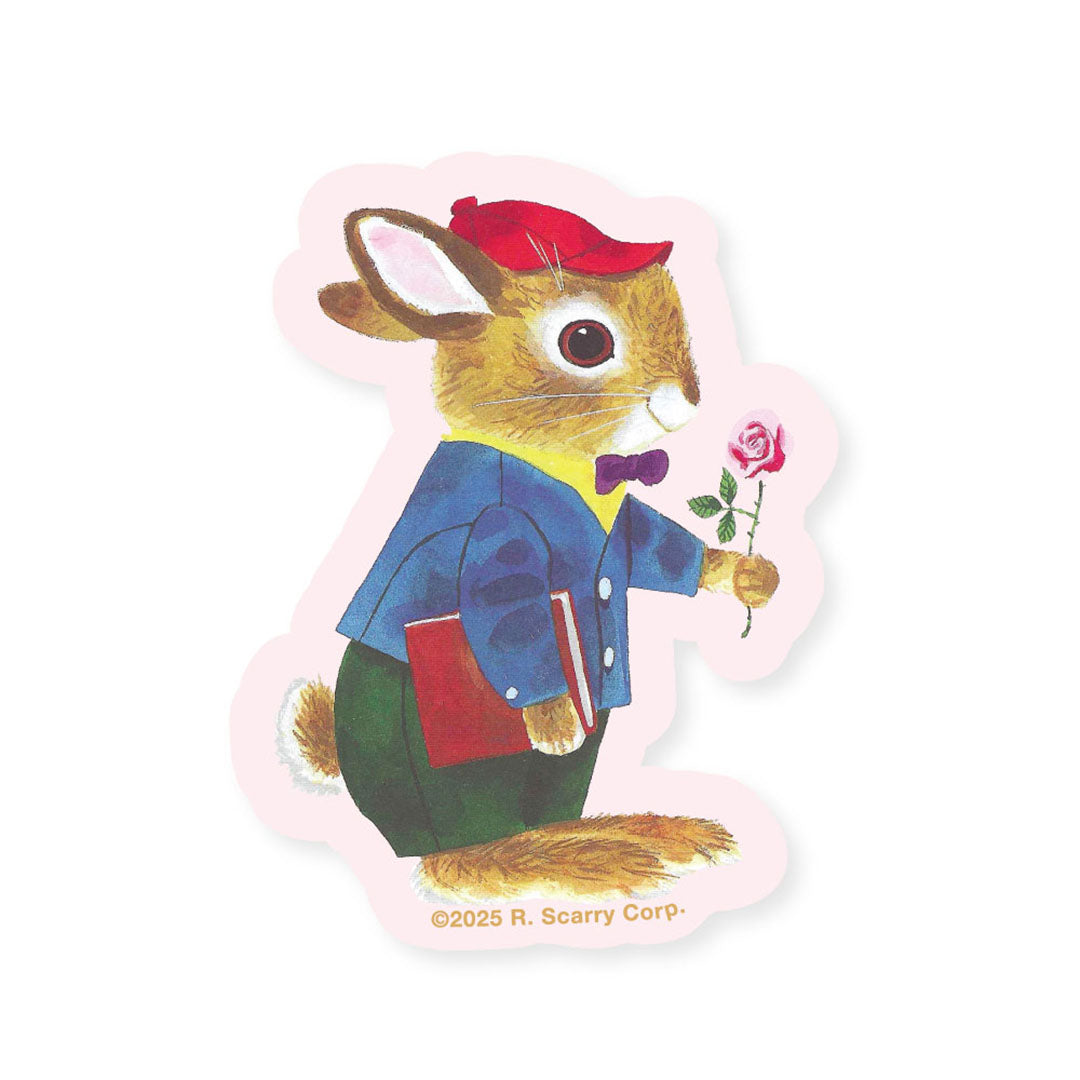 Richard Scarry® - School Bunny Rose Sticker