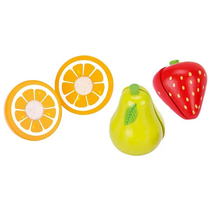 Wooden Play Blender Set with Velcro Fruit