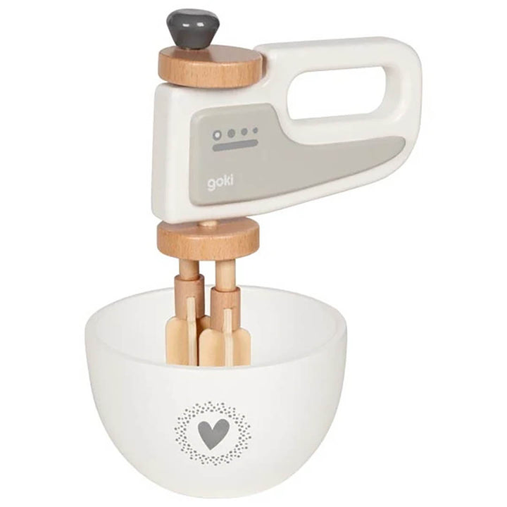 Wooden Hand mixer inclusive bowl