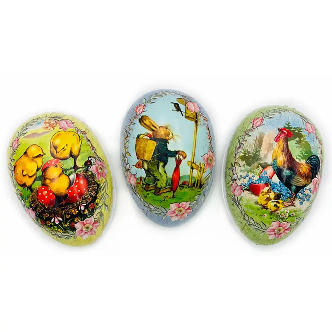 Paper Mache Medium Easter Egg For Fillings- Easter Joy