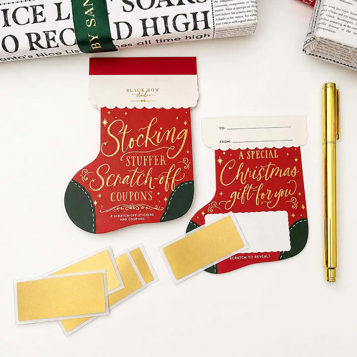Stocking Stuffer Scratch-off Christmas Coupon Book