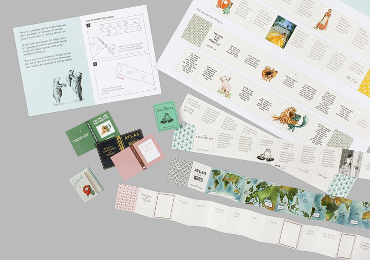 NEW My Miniature Library DIY Set