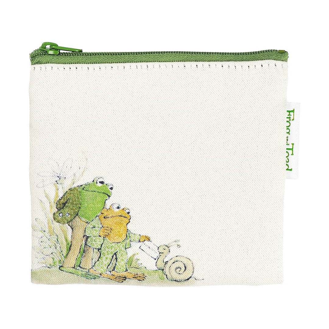 Frog and Toad Pocket Tissue Zip Pouch
