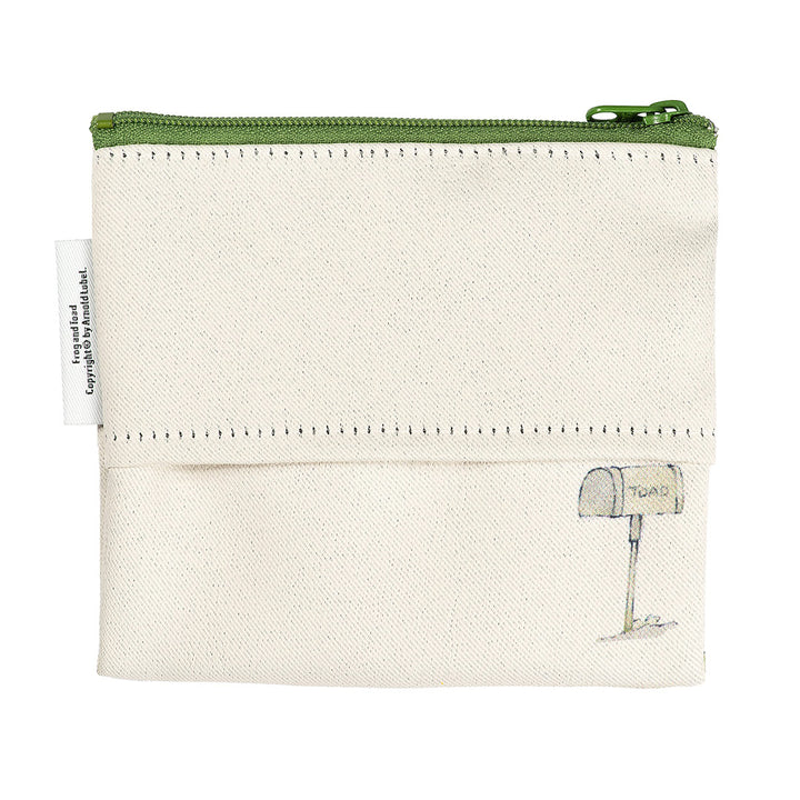 Frog and Toad Pocket Tissue Zip Pouch