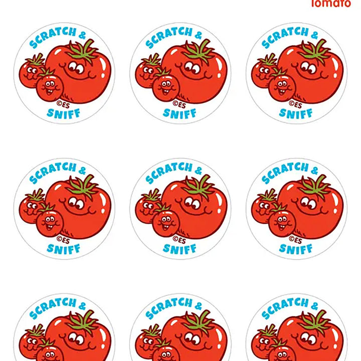 Tomato Scratch & Sniff Stickers