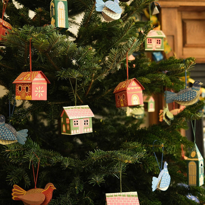 Gingerbread House Screen-Printed Board Decoration