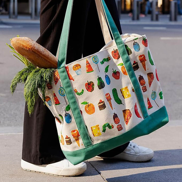 The Very Hungry Caterpillar Large Zippered Tote