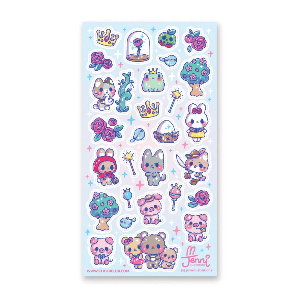 NEW Kawaii Sticker Sheet- Magical Animals