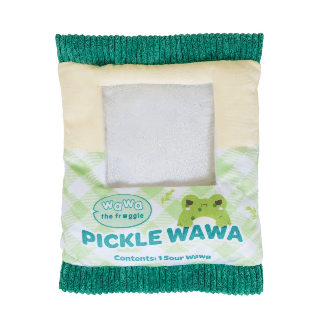 NEW Pickle Wawa (Cute Kawaii Frog Green Bag Food Snack Plush)