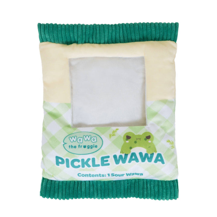 NEW Pickle Wawa (Cute Kawaii Frog Green Bag Food Snack Plush)