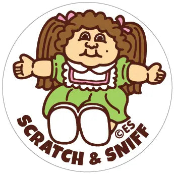 Baby Powder Doll Scratch & Sniff Stickers