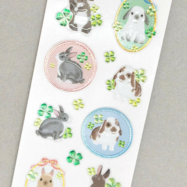 Foiled Stickers - Bunnies