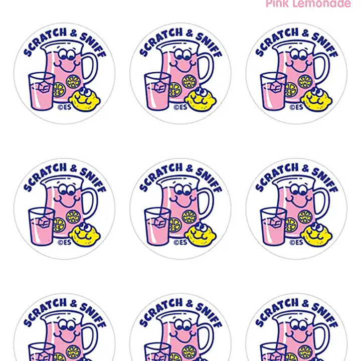 Pink Lemonade Scratch & Sniff Stickers