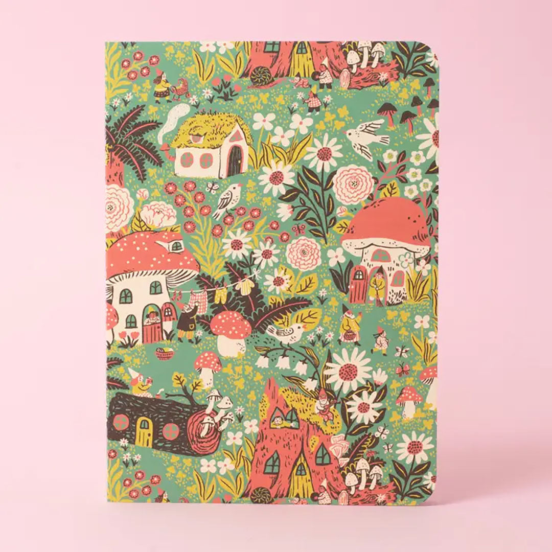 Gnome Village B6 Blank Notebook