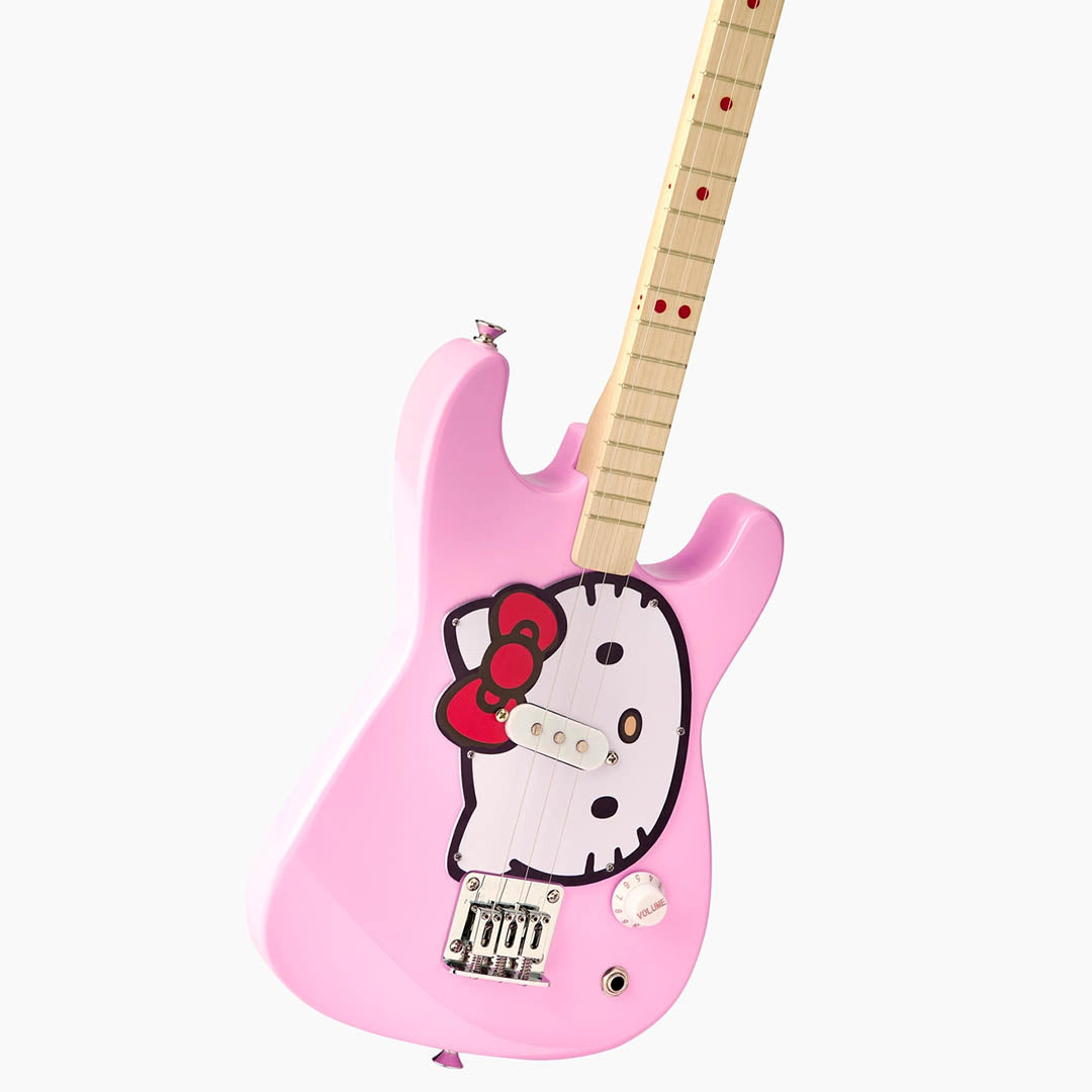 Fender X Loog Hello Kitty®️ Stratocaster Guitar Pink