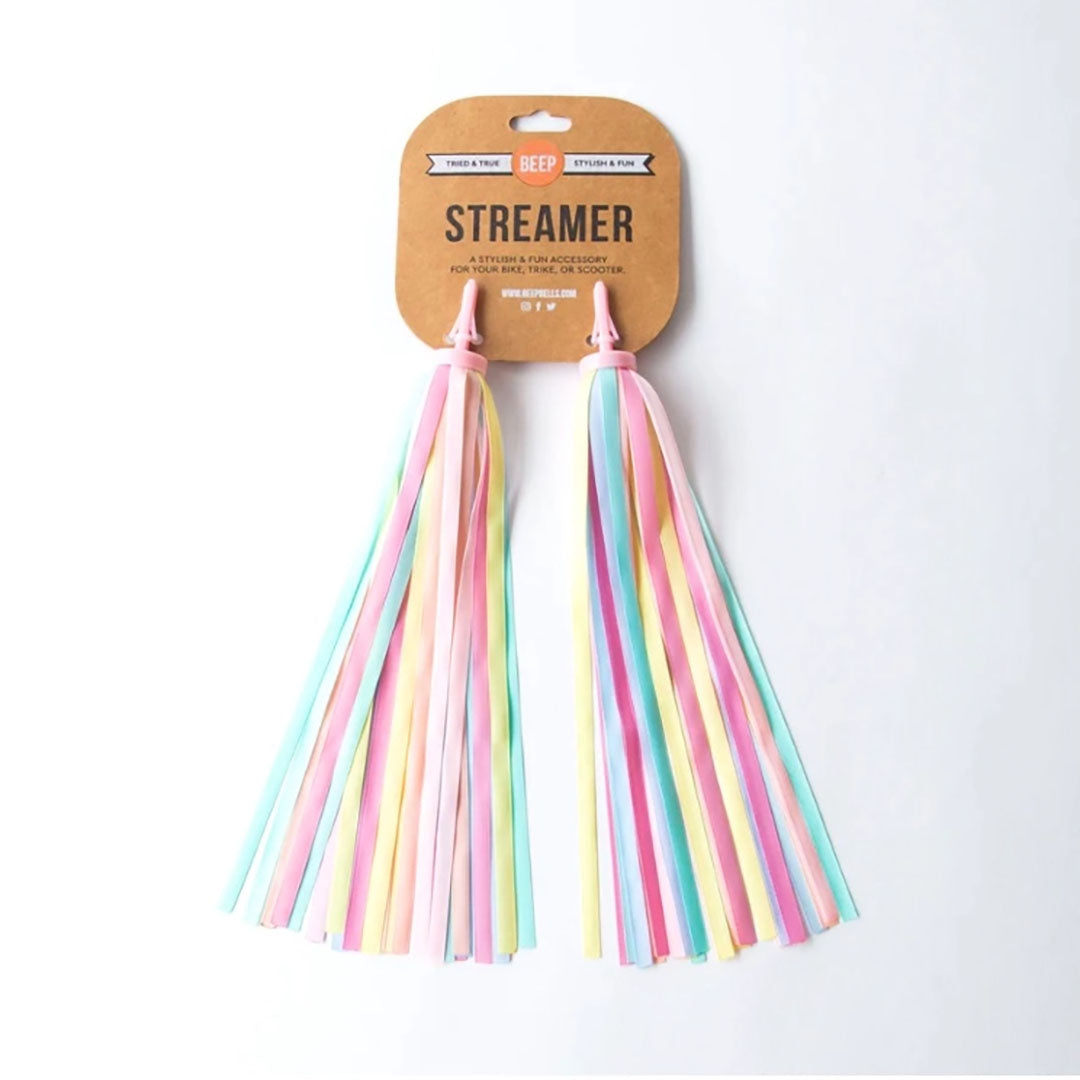 NEW Pastel Rainbow Bike & Scooter Streamer