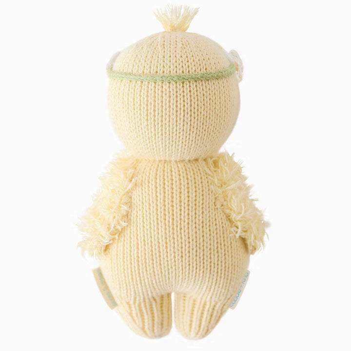 Baby Duckling Knit Doll (Ivory Floral)