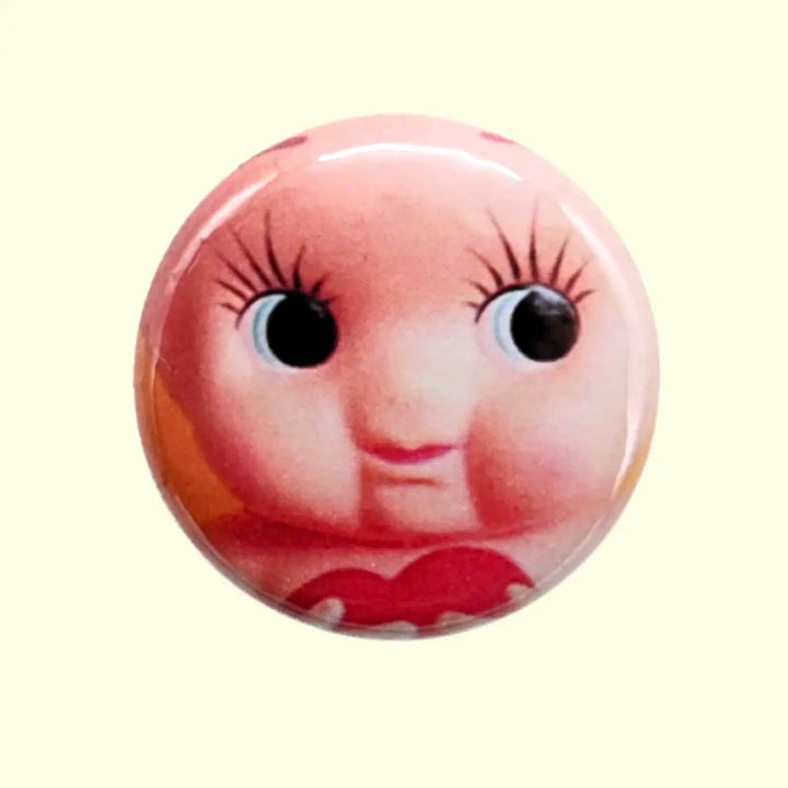 Kewpie Face Pin