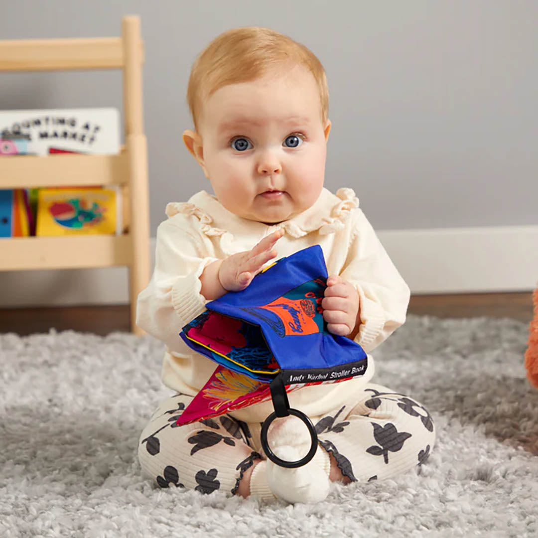 Andy Warhol Crinkle Fabric Stroller Book