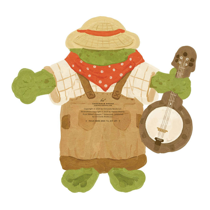 What's Hoppin'? 12 Frog Notecards & Envelopes