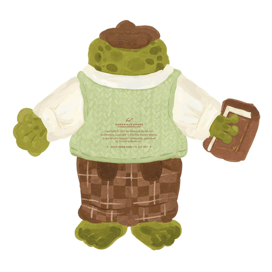 What's Hoppin'? 12 Frog Notecards & Envelopes